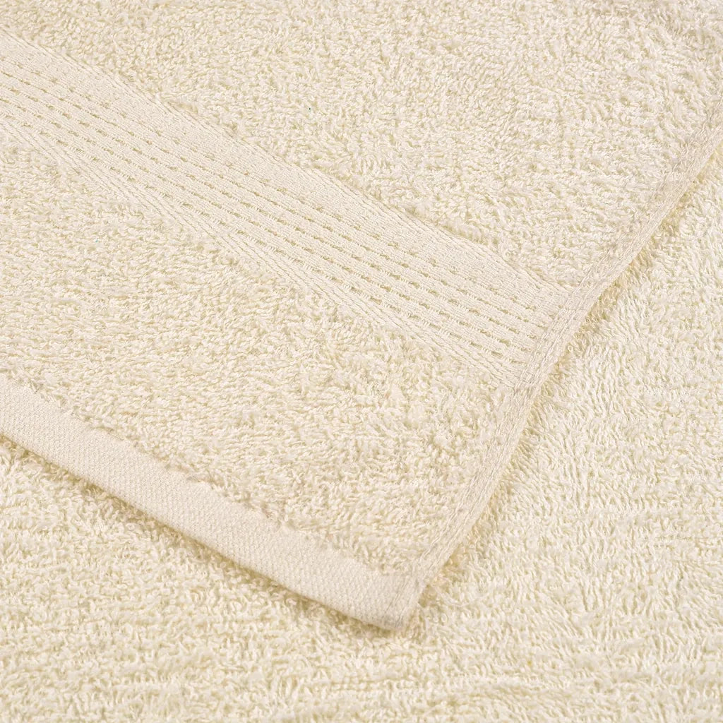 Asciugamani per sauna FROGN 4 pezzi Crema 80x200 cm 360 g/m² 137008