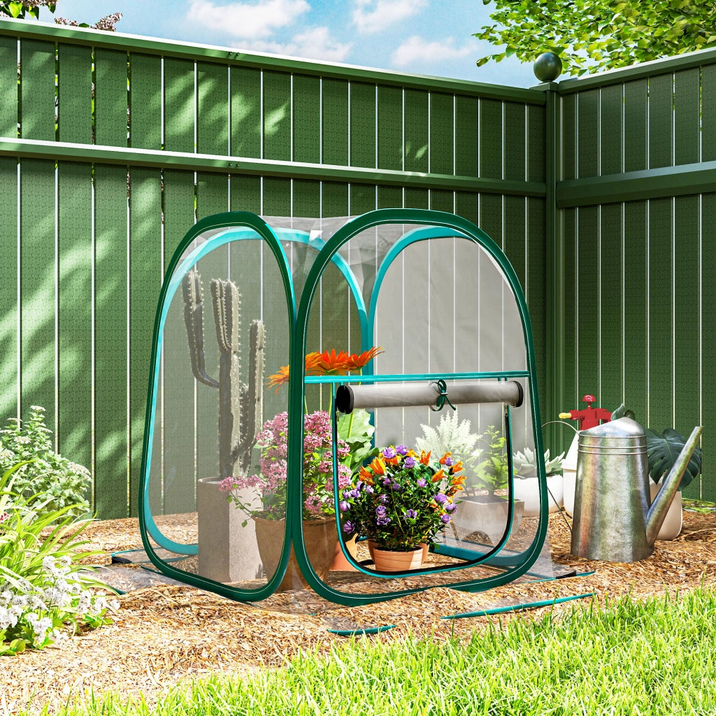Mini Serra da Giardino ¨C zephmum ¨C Plastica Trasparente 70x70x80 cm