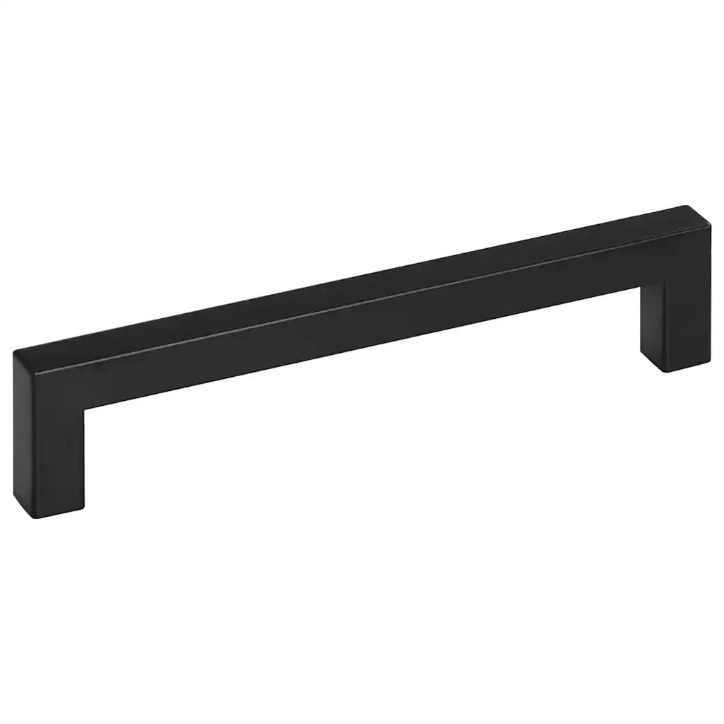 Poignées d'armoire 10 pcs noir 160 mm acier inoxydable