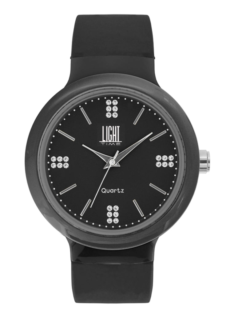 LIGHT TIME Mod. EUROPE Black / Strass
