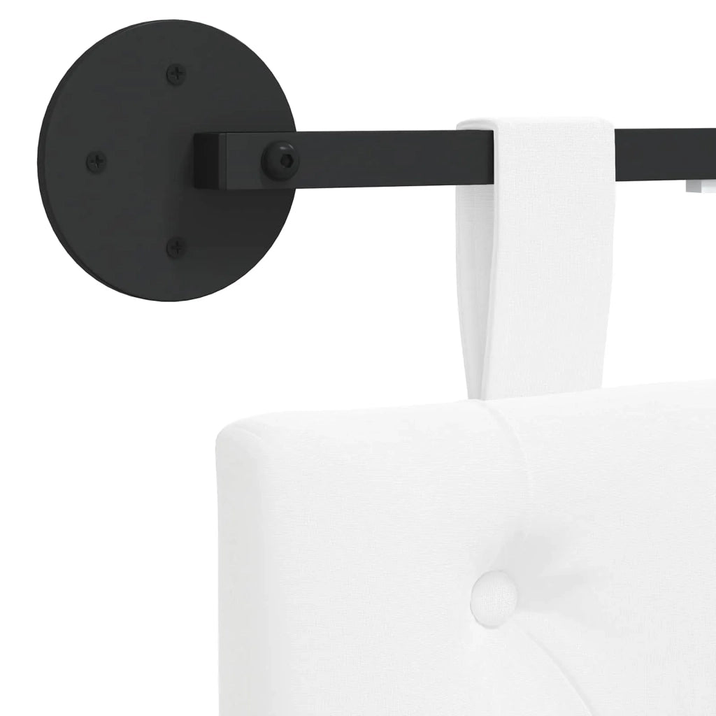 Testiera | Testata sospesa Con luce LED Bianco Tessuto
