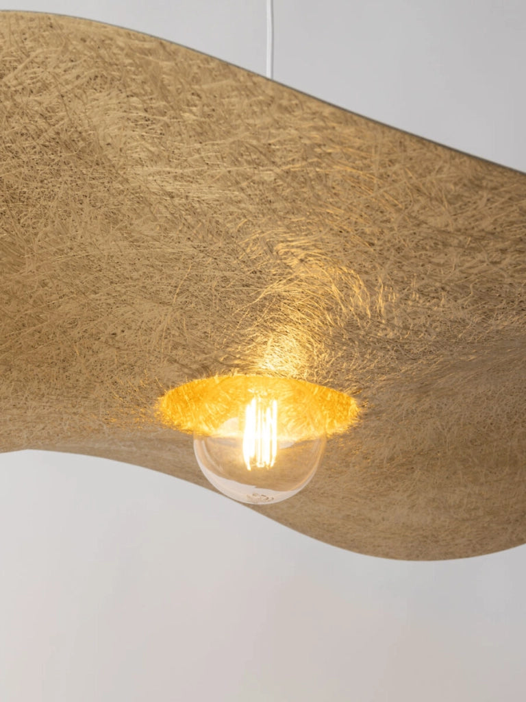 Lampada a sospensione Kapello bianco/oro Ø76 E27 Sigma