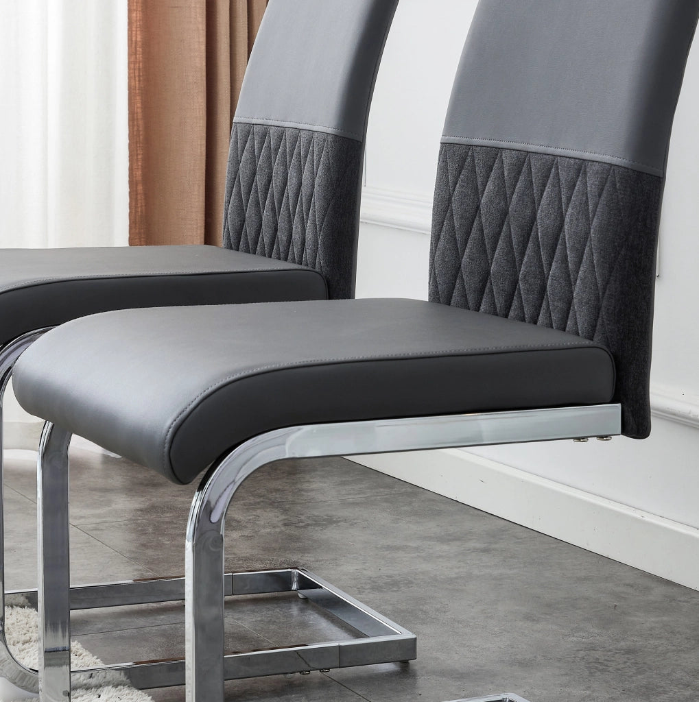 SEDIA ergonomica 42x48x95 cm grigio metallo