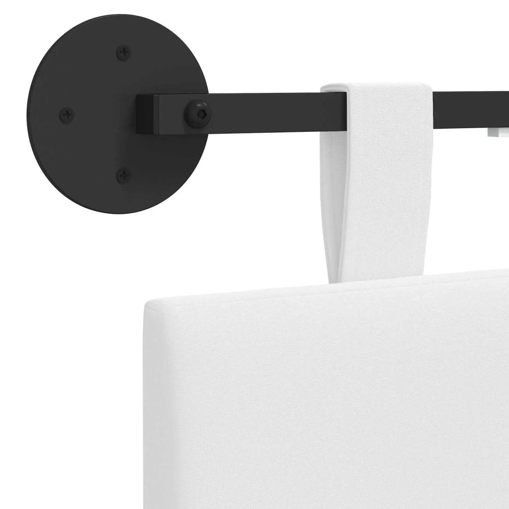 Testiera | Testata sospesa Con luce LED Bianco Tessuto