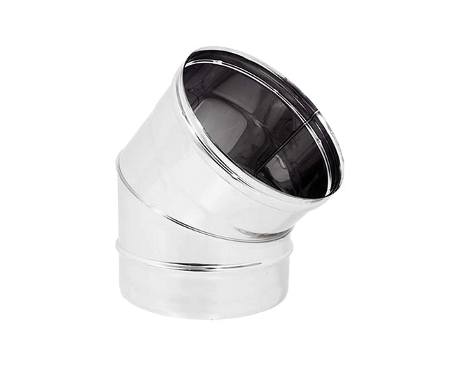 CURVA 45  ° MONOPARETE ACCIAIO INOX AISI 304  EE ¸140 SP 05 MM   EUROPROFIL SRL