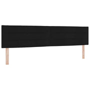 Testiera | Testata Nero 200 cm Tessuto