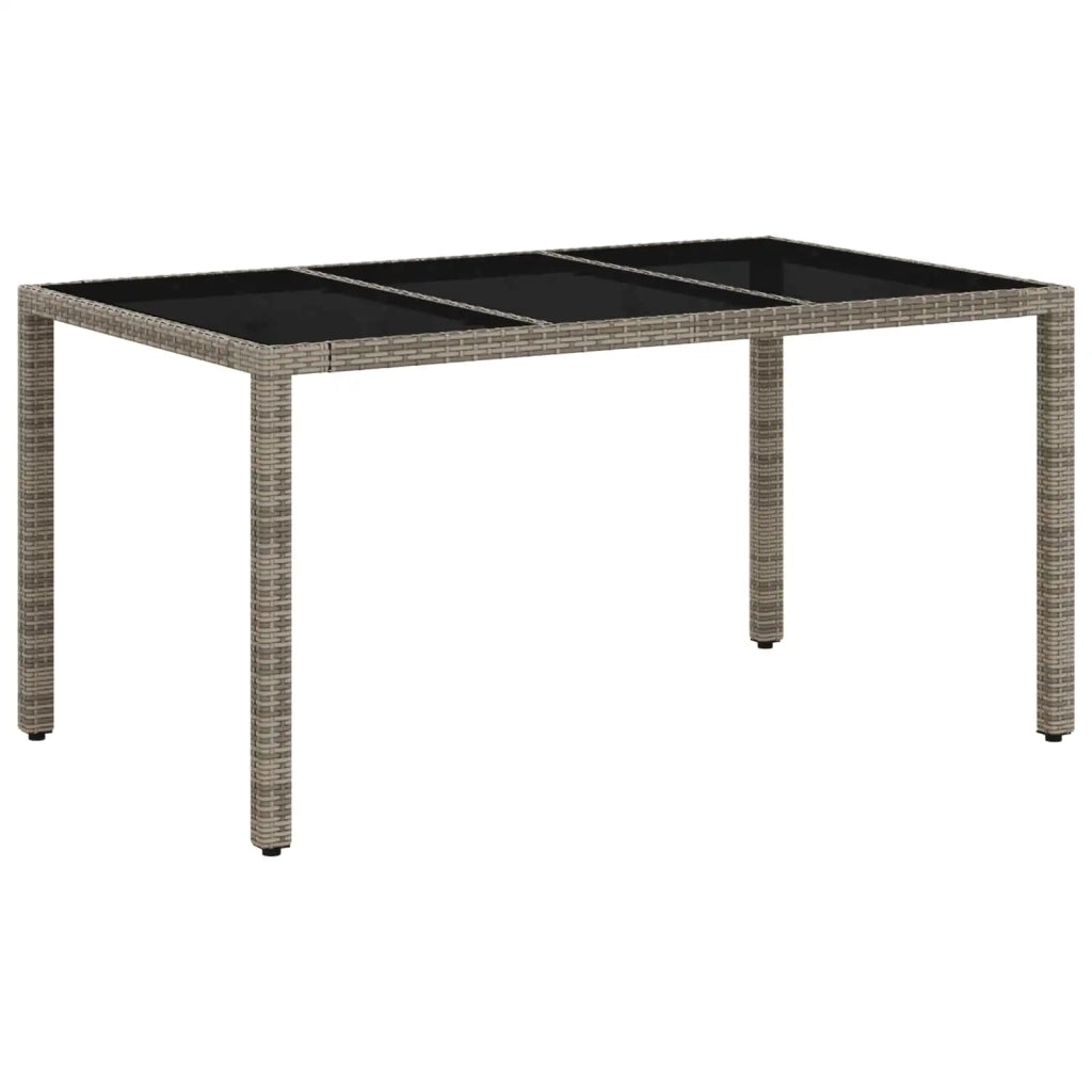 Set da pranzo per esterni 7 pz polyrattan 3422325