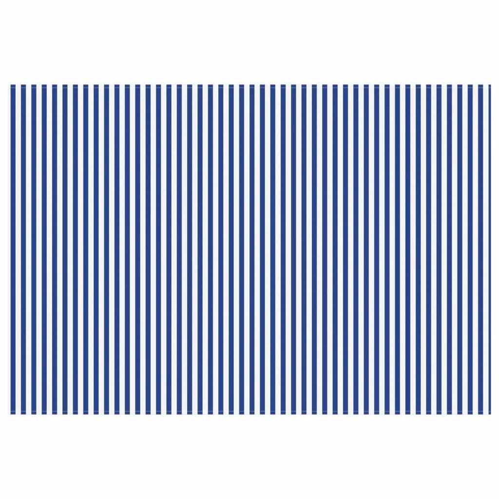 Telo di ricambio per tenda da sole Blu e Bianco 250 x 200 cm 3444177