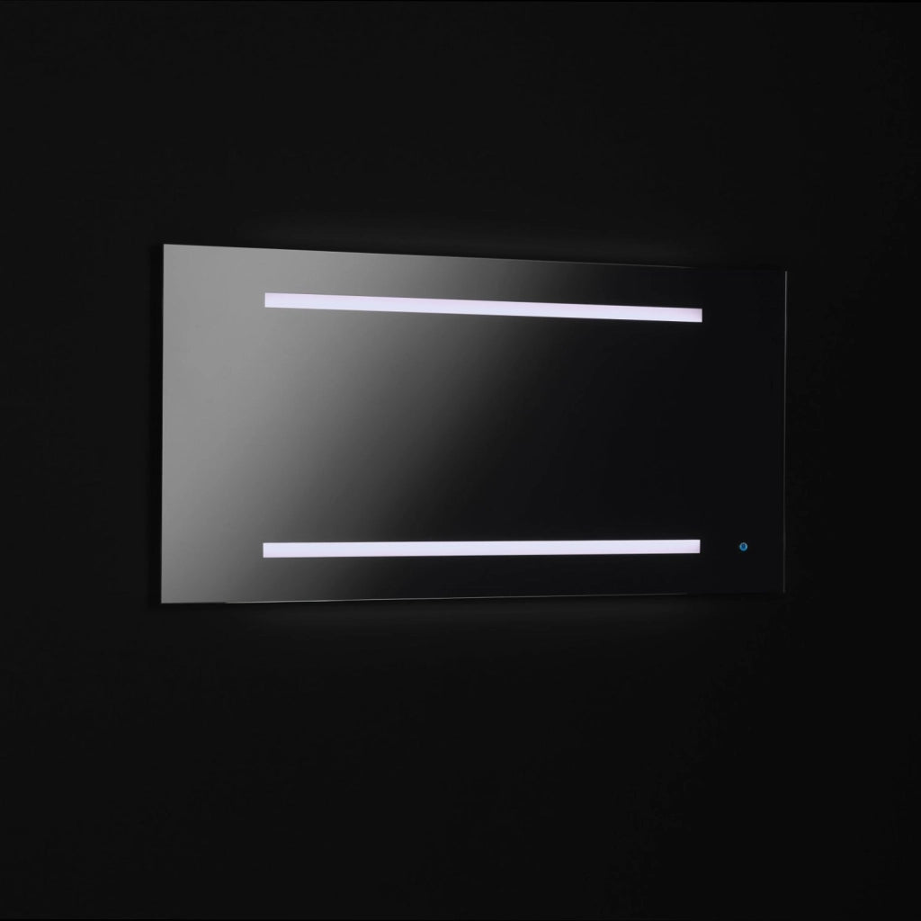 Specchio con Lampada a LED in 100x2,5x50cm TFT Opera Specchio