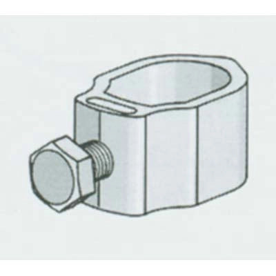 MORSETTO TERMINALE X DISPERSORE TERRA - ZAMA RAMATO MM 18/20- 10 pezzi