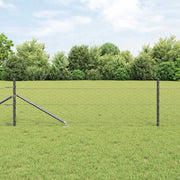 Palo della recinzione Grigio 100 x 0,8 m (maglia da 50 mm)