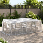 Telo trasparente con occhielli, 4x4 m, in PVC, compatto e resistente, ideale per coperture esterne, giardino e campeggio