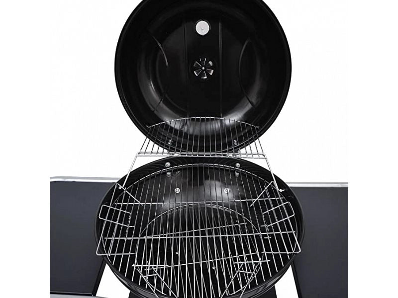 Barbecue a carbone El Gaucho Globo Comfort griglia 55cm coperchio con termometro