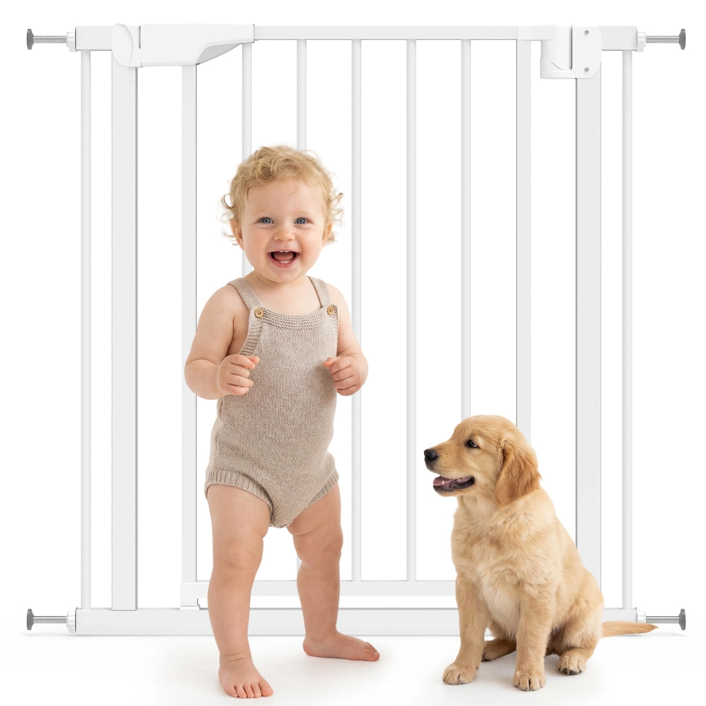 Cancellino di Sicurezza per Bambini e Animali ¨C Minimal ¨C Bianco 76x81 cm