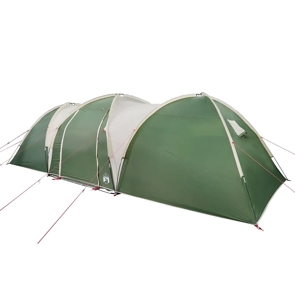 Tenda da Campeggio a Cupola per 8 Persone Verde Impermeabile 4009428