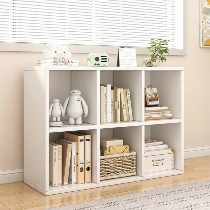 Libreria, bianca 90x30x60 cm