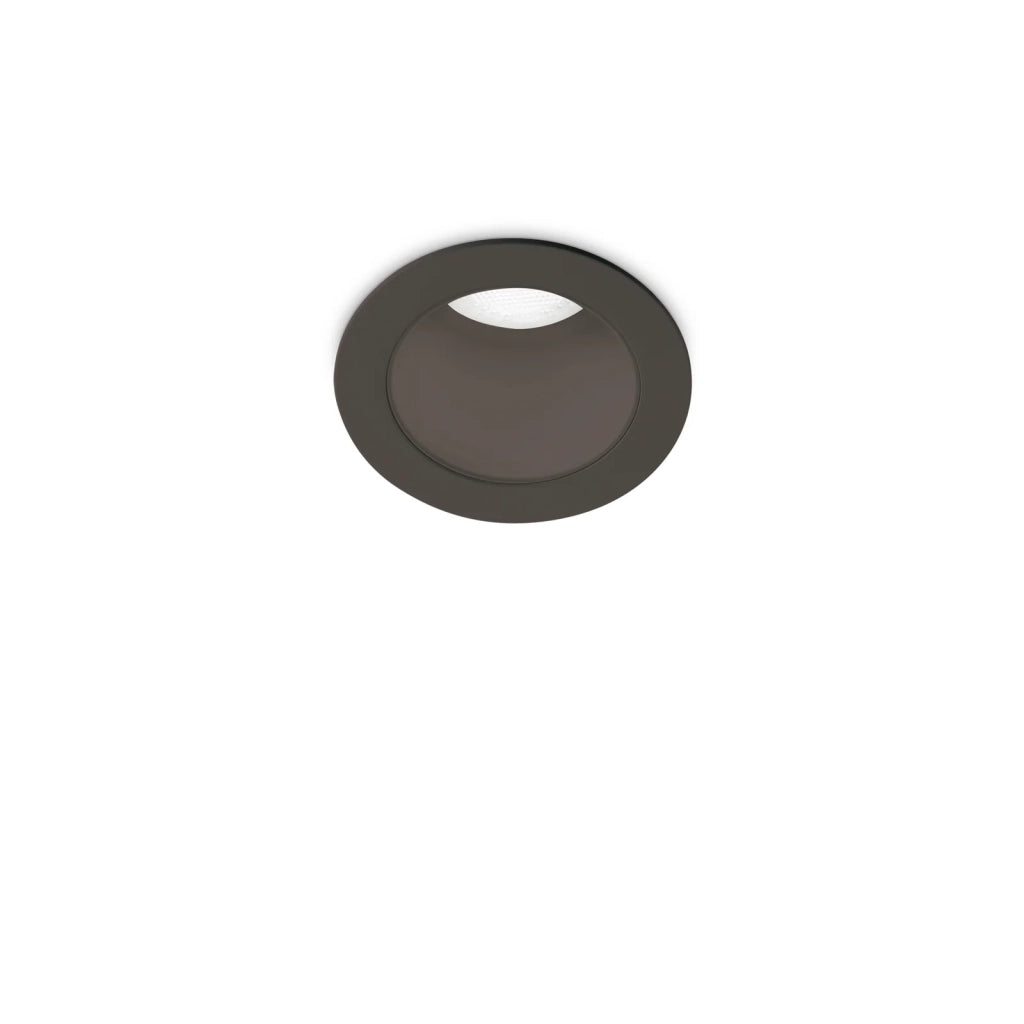 Faretto Quark LED 3W Luce Calda 3000K Finitura Nero Ideal Lux