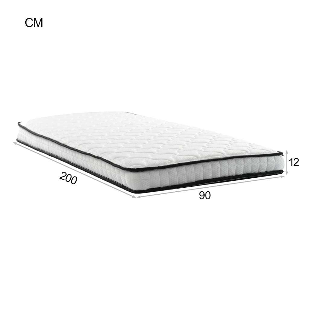 letto imbottito iuta beige 90 x 200 cm