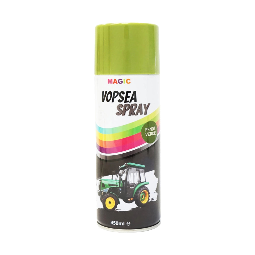Spray Vernice Auto Verde Tipo Fendt Professionale con Asciugatura Rapida 450ml MAGIC