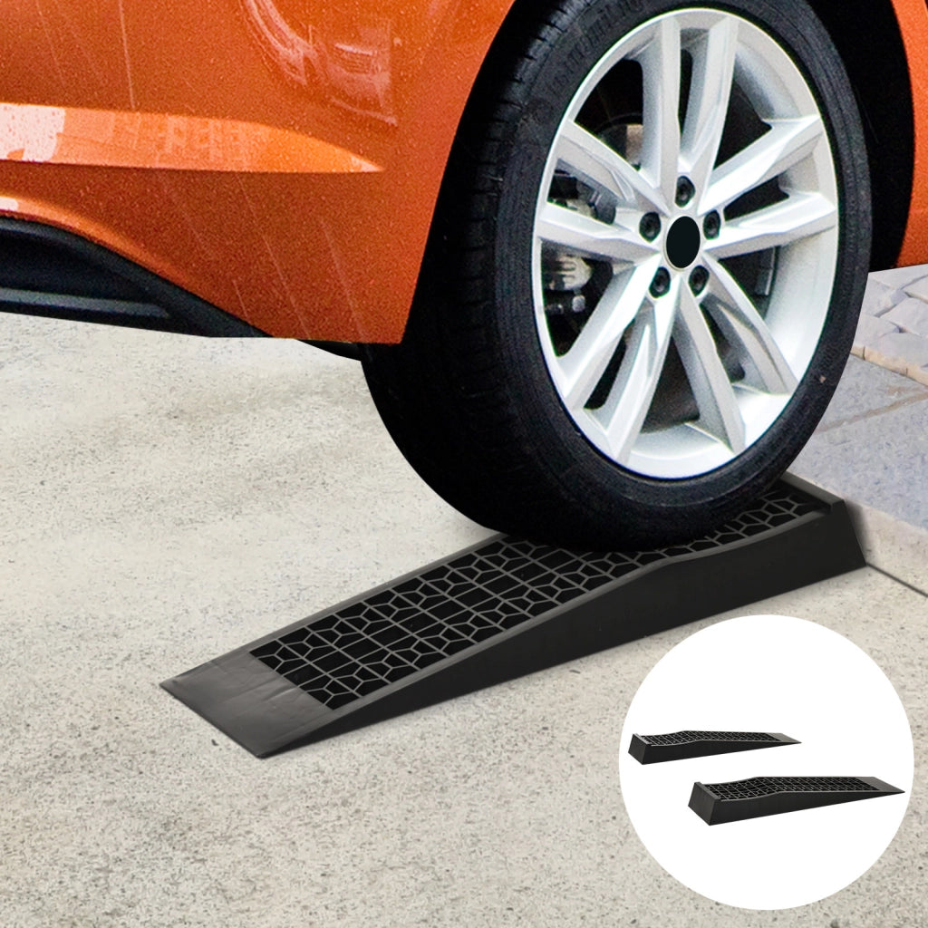 Rampa per Auto Set 2 Pezzi ¨C Xylo ¨C Plastica Nera 3 Tonnellate