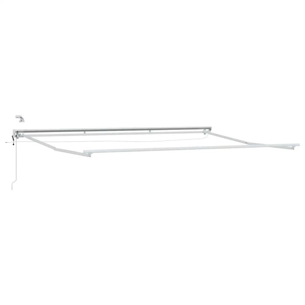 Tettuccio Elettrico Retrattile Antracite e Bianco 4,5 × 3 m 3421396