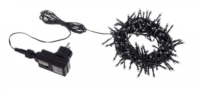 500 LED classico 5 mm filo verde IP44