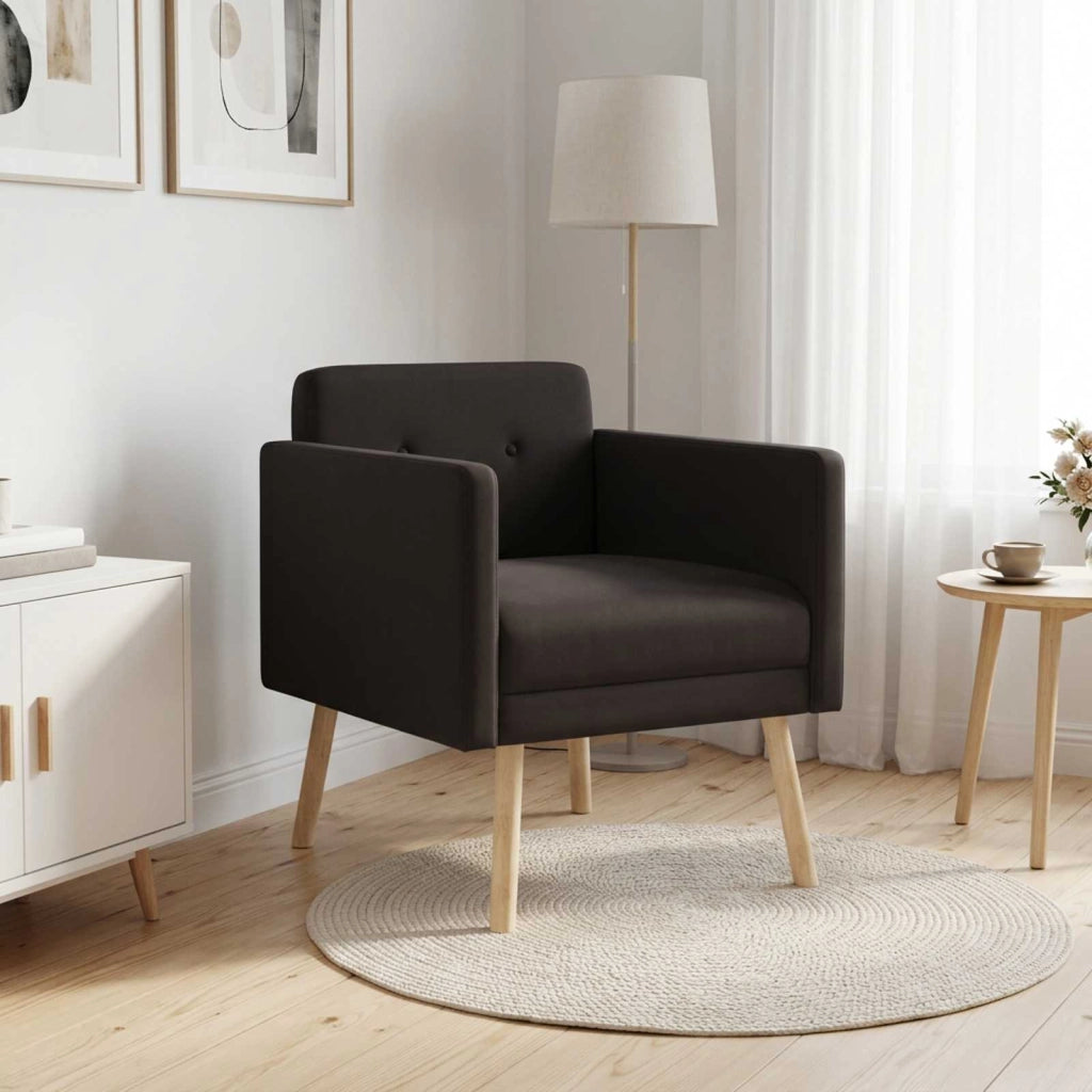 Poltrona decorativa Nero Velluto 42044801