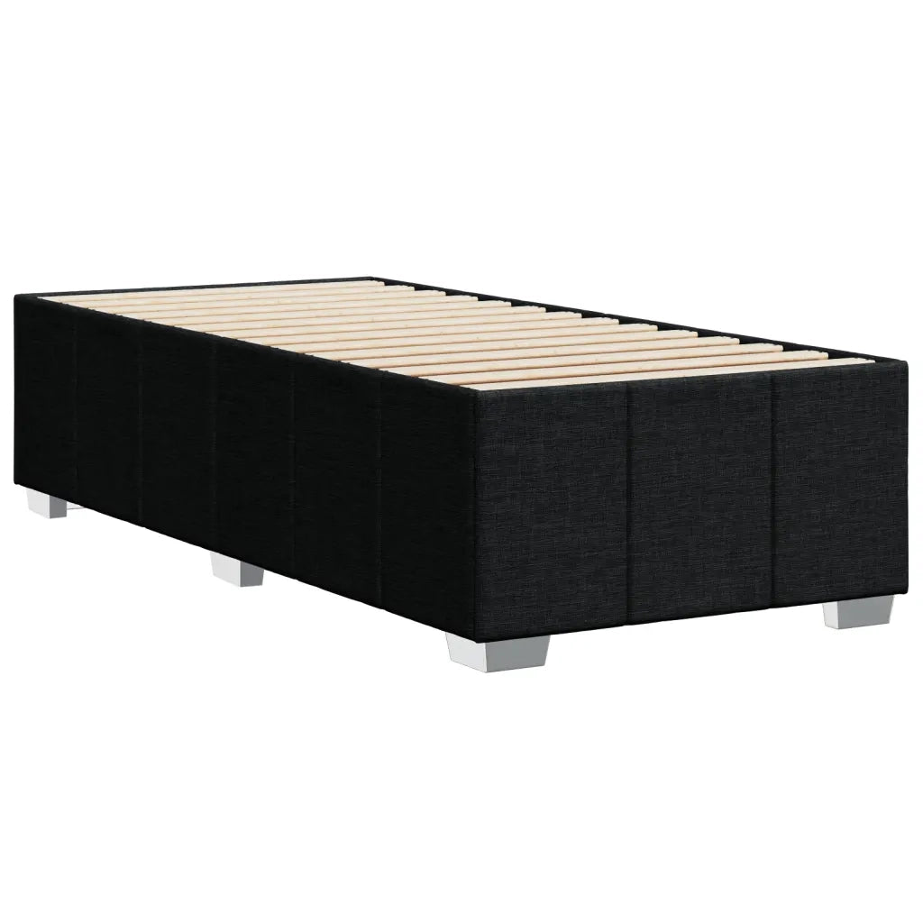 Giroletto senza Materasso Nero 80x200 cm Tessuto