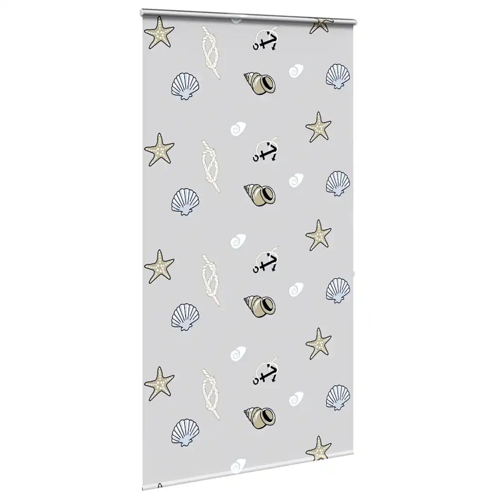 Tenda a Rullo per Doccia Cassonetto 140x240cm Larghezza Tessuto 4015016