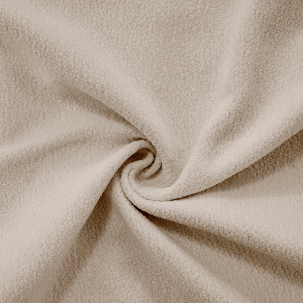 Divano Angolare con Ottoman ¨C MINIMAL ¨C Chenille, Braccioli Larghi, Tortora Chiaro