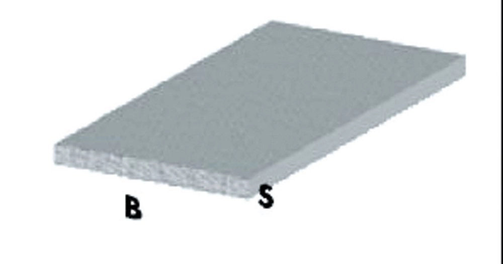 5pz profilo argento h.100 cm piatto 12x2 mm cod:ferx.29358