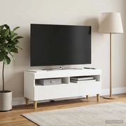 Mobile TV LED ARNHEM 100 x 35 x 43 cm Bianco 896765