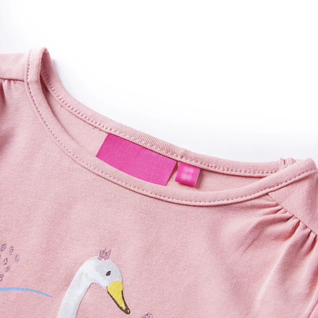 Maglietta per Bambini a Maniche Lunghe Rosa Chiaro 116 13691