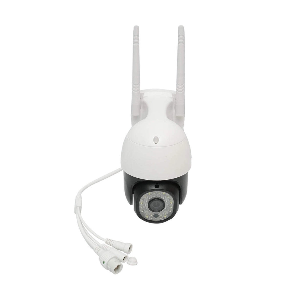 Telecamera di videosorveglianza intelligente P2P WIFI e 4G 3MP, sensore di movimento, rilevamento umano, visione notturna, PTZ rotante a 355 gradi, applicazione V380 Pro