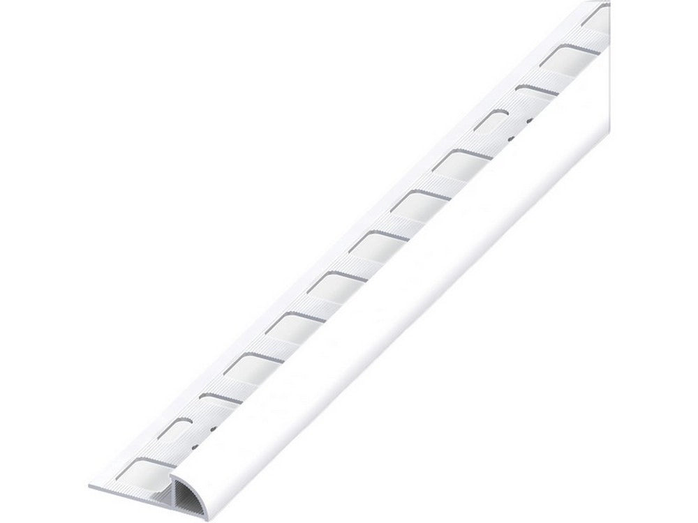 5pz profilo ad angolo jolly pvc bianco brillante  mm. 8x2,5 mt. cod:ferx.vit53689