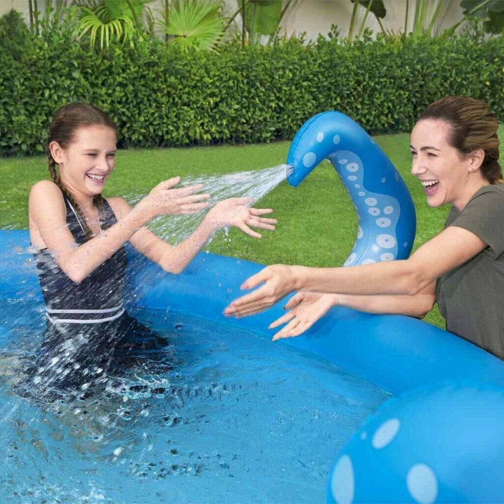Trade Shop - Piscina Gonfiabile Easy Set Octopool 274x76 Cm Con Spruzzatori Fuori Terra 57397 -