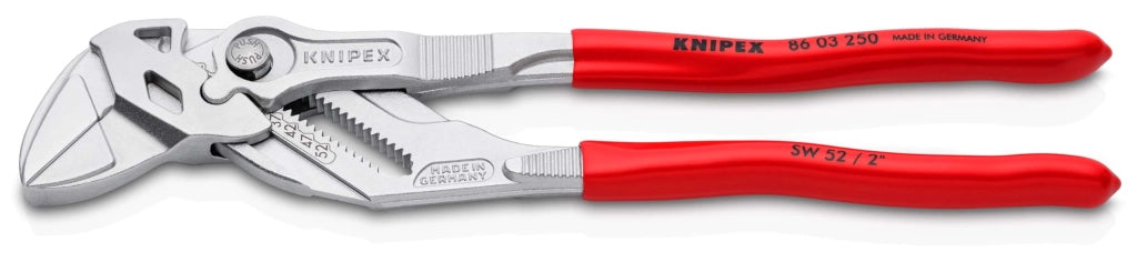 Pinza Chiave Becchi Lisci Cromate 250 mm per Dadi Fino a 52 mm Knipex