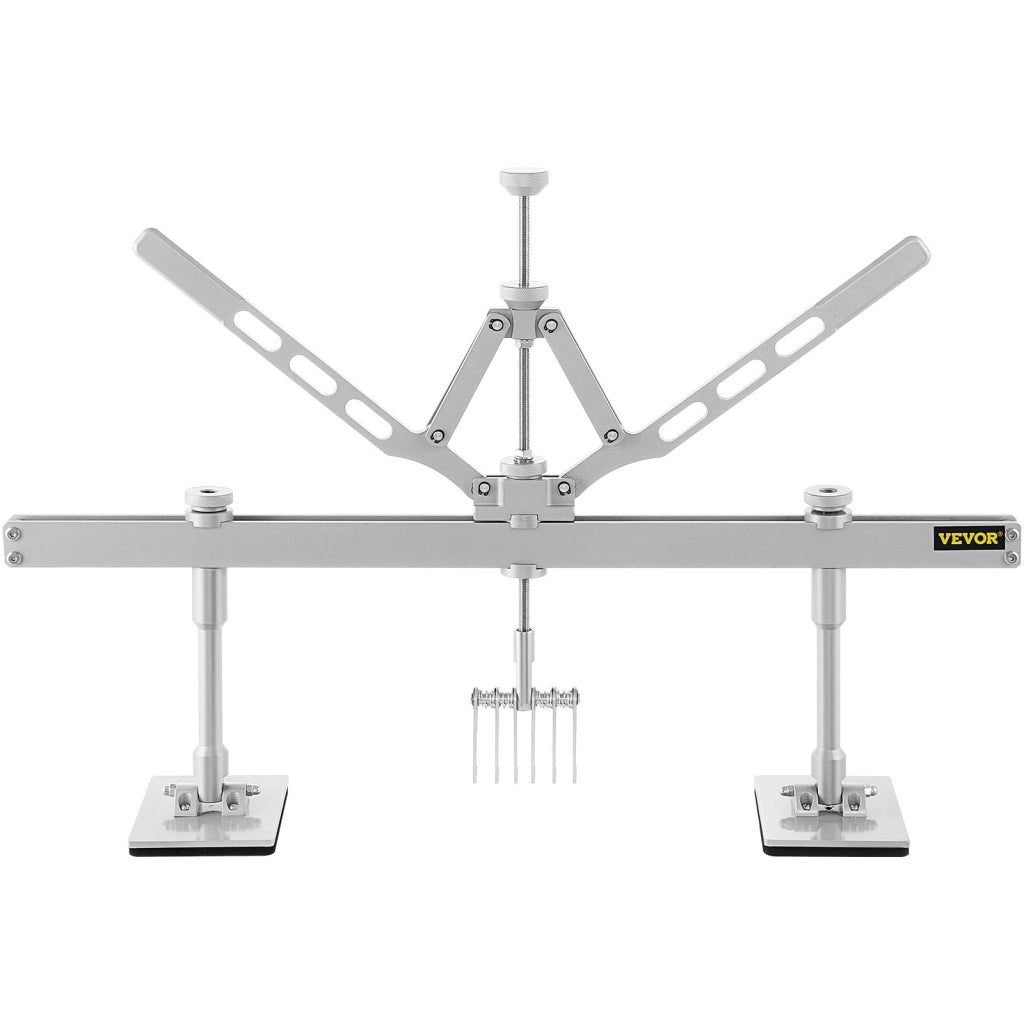 Barra Leva Tirabolli per Ammaccature 750 mm in Alluminio con Gancio a 6 Griffe e Piedino Regolabile per Officina SS-GZ-SCBHS11875