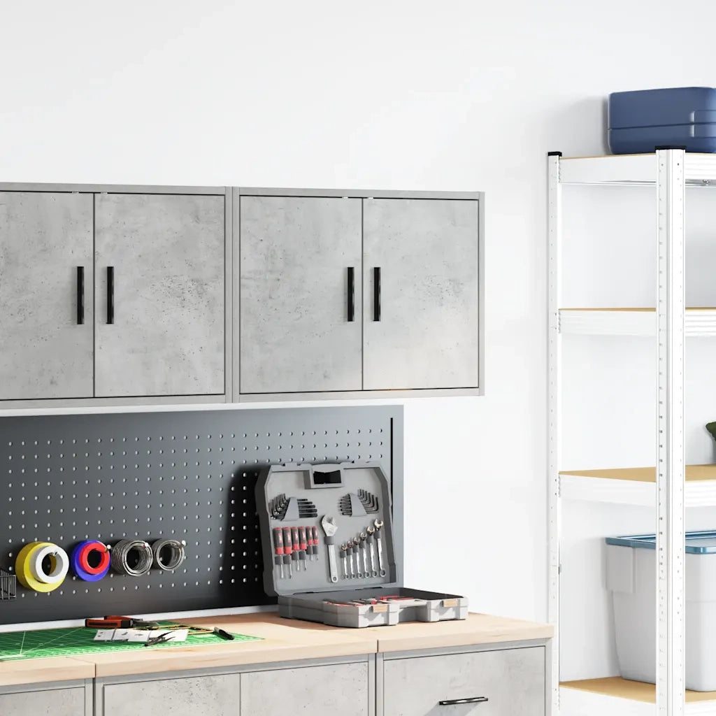 Pensile per Garage Grigio Cemento in Legno Multistrato CFW1015665