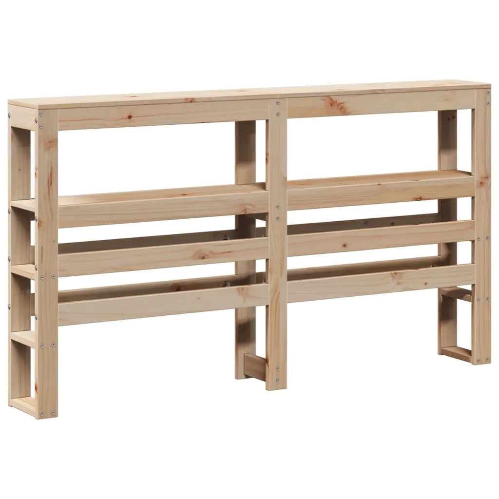 Letto senza Materasso-Struttura Letto 120x190 cm in Legno Massello di Pino 564605