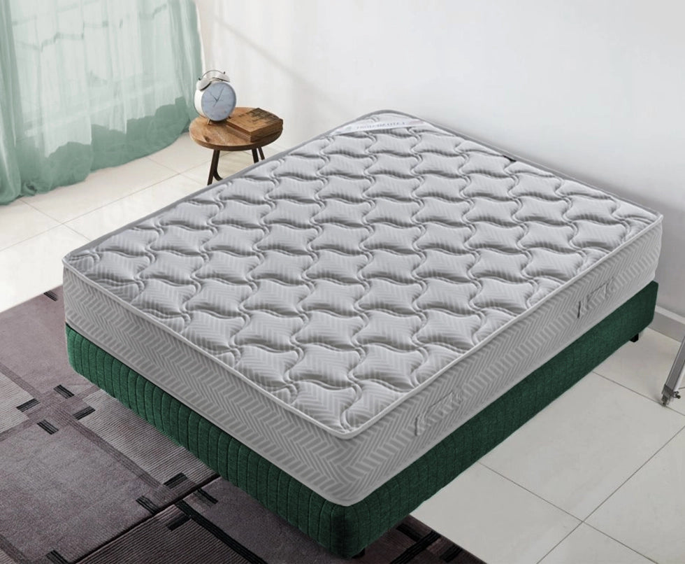 Materasso Piazza e Mezza 120x190 in waterfoam, Alto 20 cm, ortopedico, reversibile, 11 zone di comfort