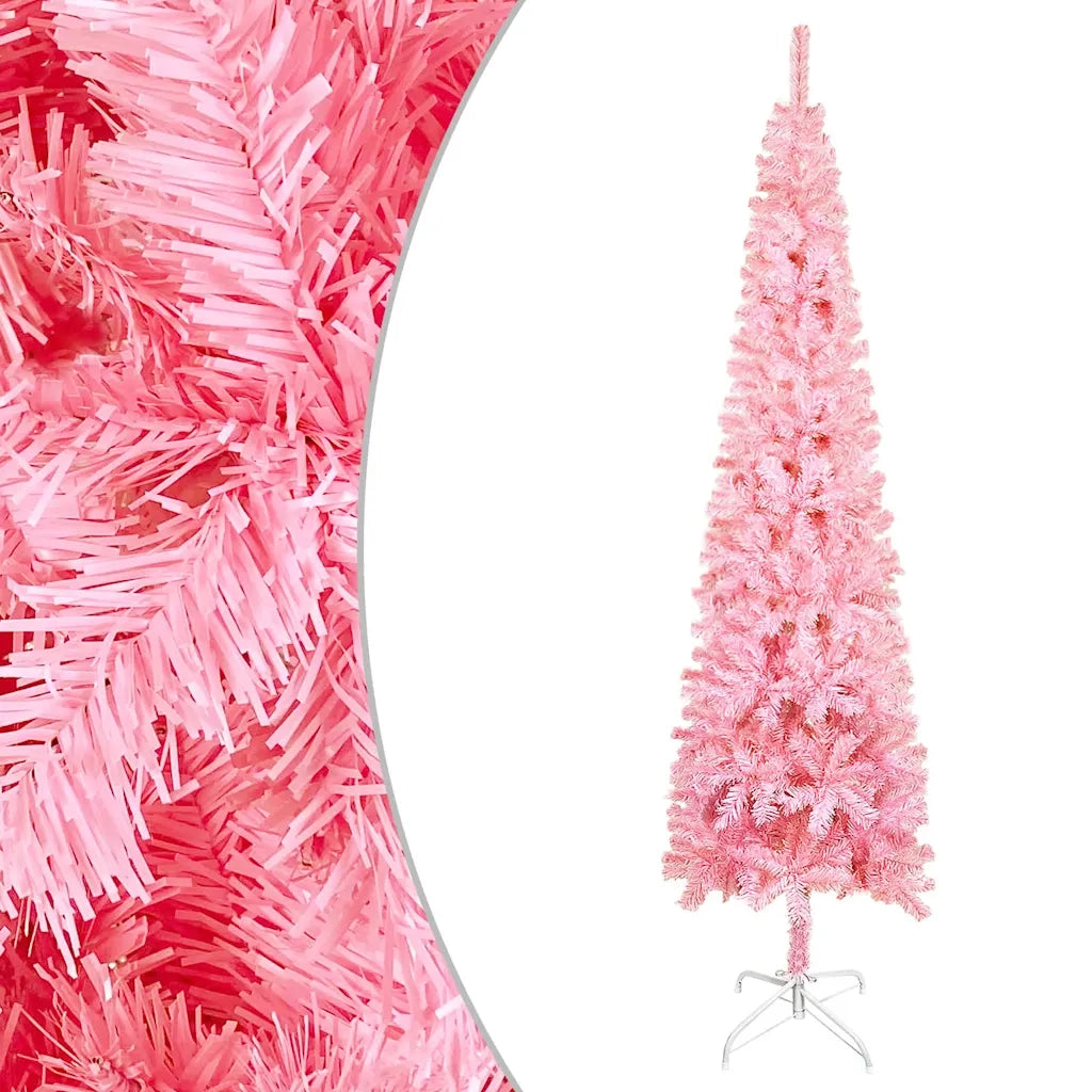 Albero di Natale Sottile Rosa 120 cm 329212
