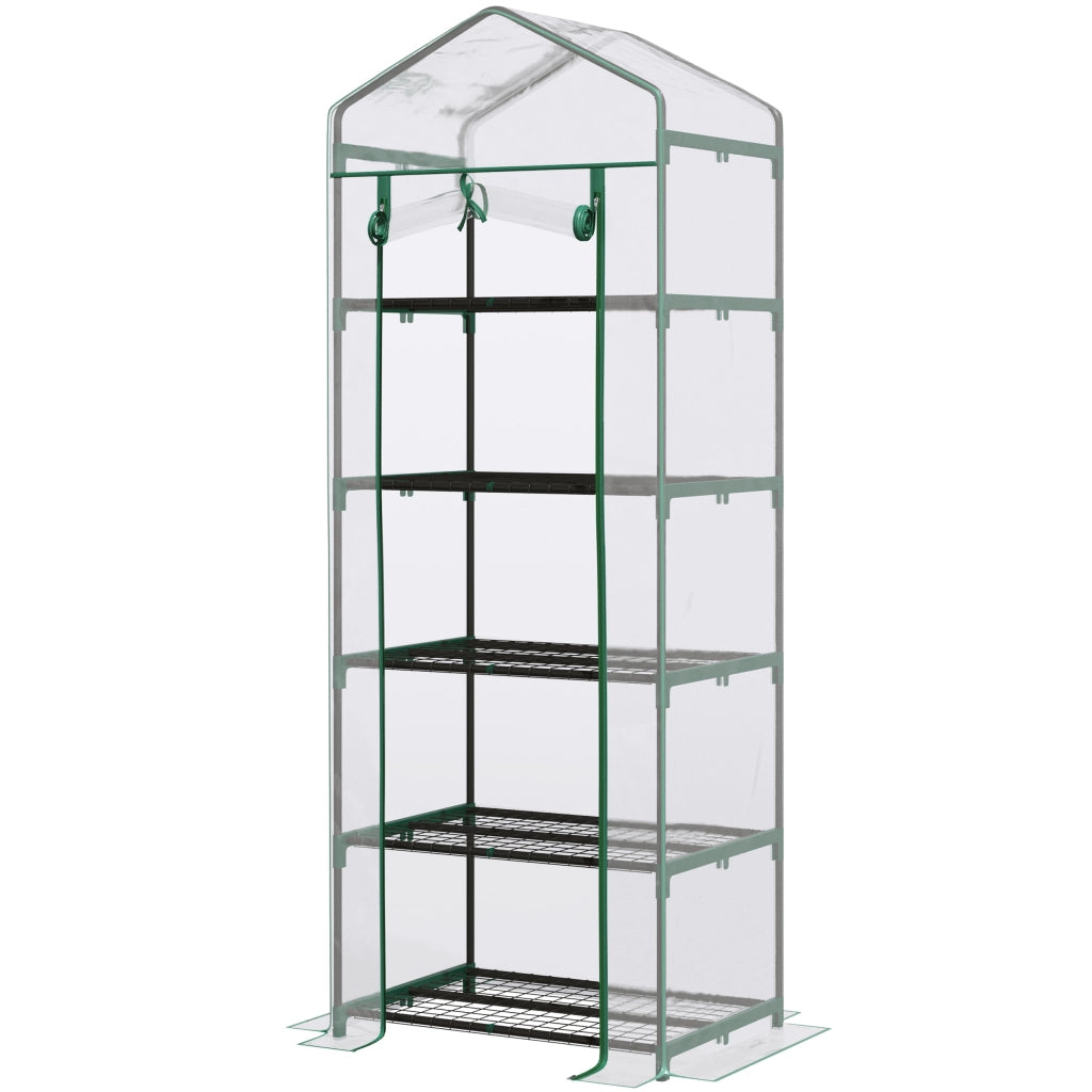 Serra da Giardino con Scaffale ¨C zephmum ¨C 69x49x193 cm