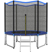 Trampolino Esterno per Bambini con Rete di Sicurezza e Scala ¨C Minimal ¨C ?305 cm Blu