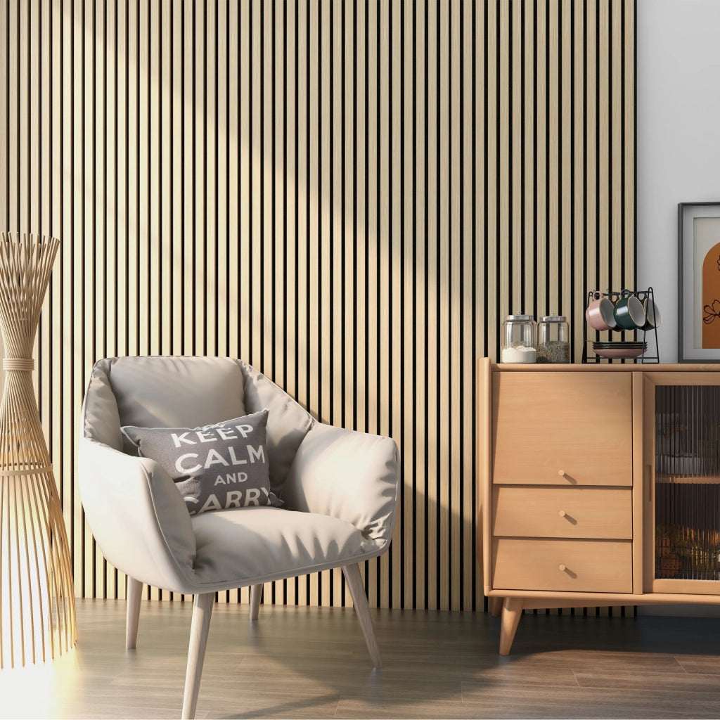 Set Vang di 4 Pannelli Fonoassorbenti Decorativi - Rovere NEU.HOLZ