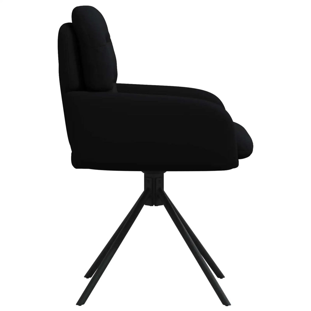 Sedie da pranzo girevoli 2 pz Similpelle Nero 59 x 59,5 x 90 cm 42034317