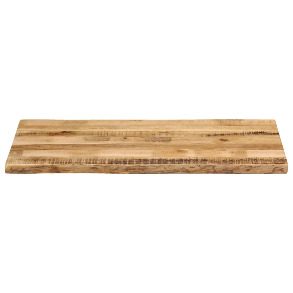 Dessus de table bord vivant 110x60x2,5 cm bois de manguier brut