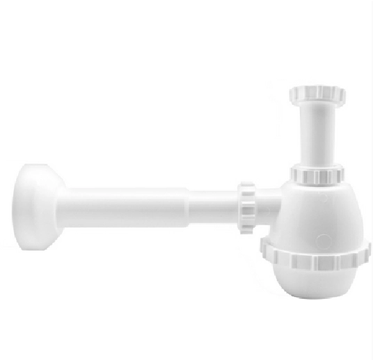Sifone PVC 1 via S/Piletta per porcellana con canotto 1" 1/4