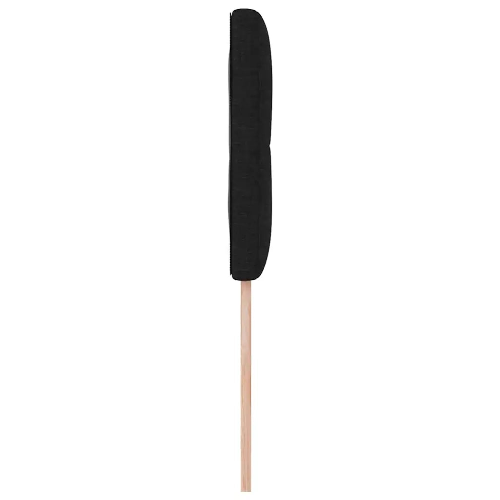 Testiera-Testata-Testiera Decorativa Nero 90 cm Tessuto