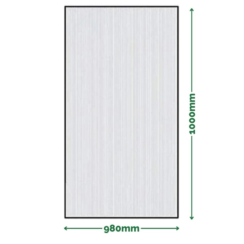 Lastra Policarbonato Alveolare Trasparente 1000x980x16mm